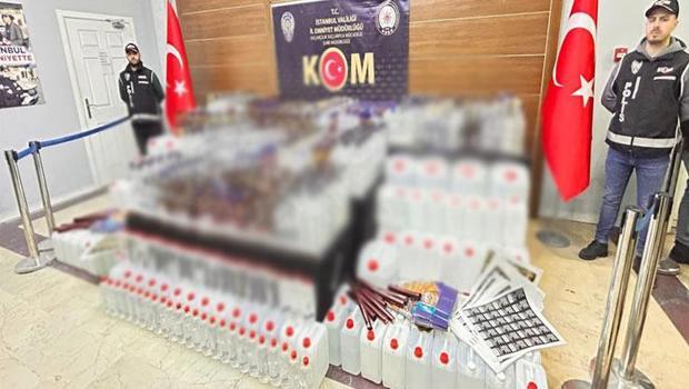 İstanbul Emniyeti’nden art arda operasyonlar! 20 günde 17 ton kaçak alkol ele geçirildi