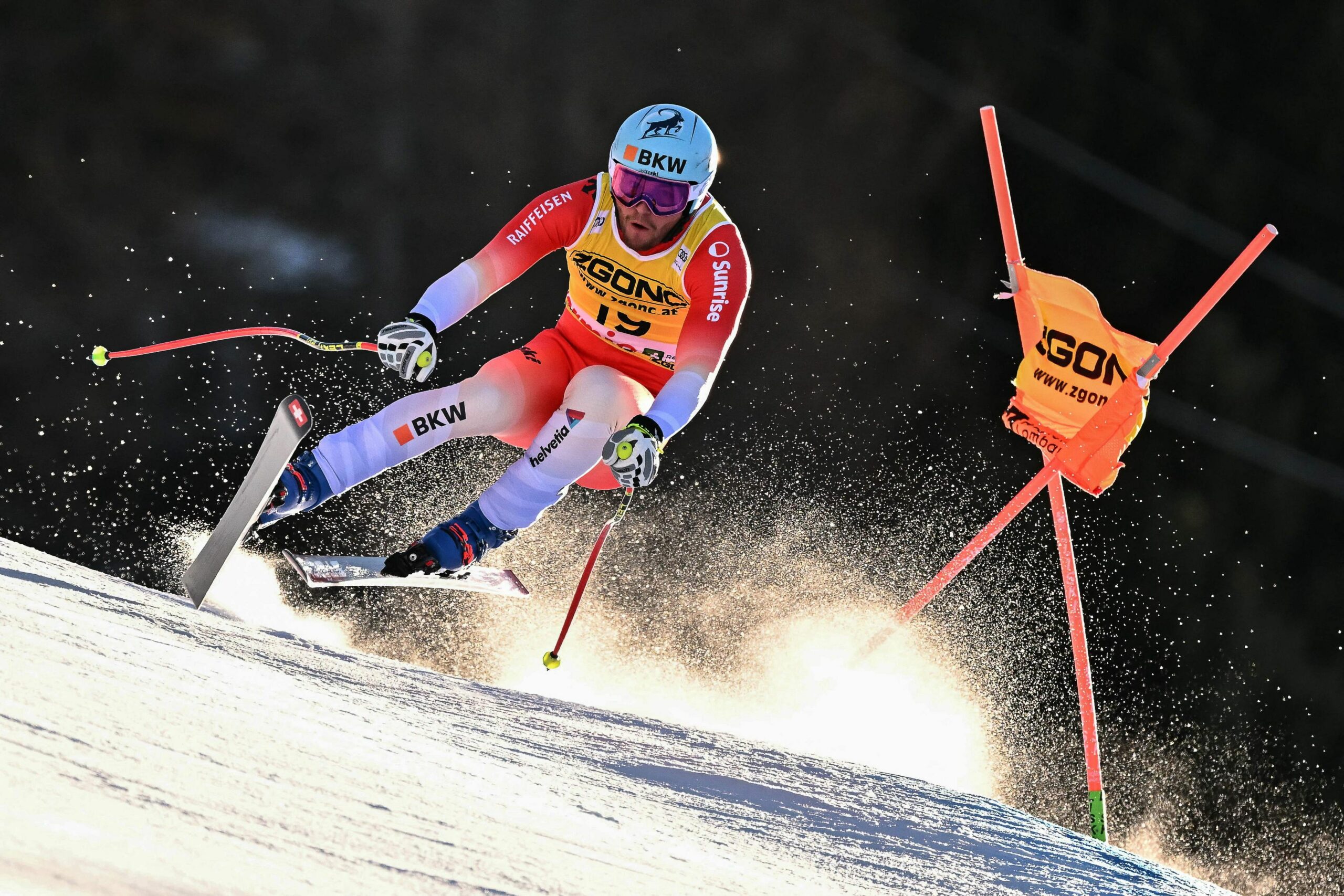 Monney, Bormio’yu yokuş aşağı von Allmen’in önünde kazandı