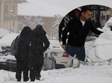 Kentte kar esareti! Taşımalı eğitim 1 gün tatil edildi