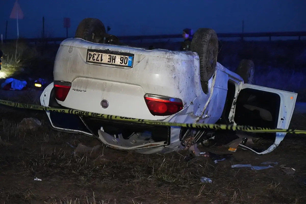 Ankara’da otomobil takla attı, 1 kişi hayatını kaybetti