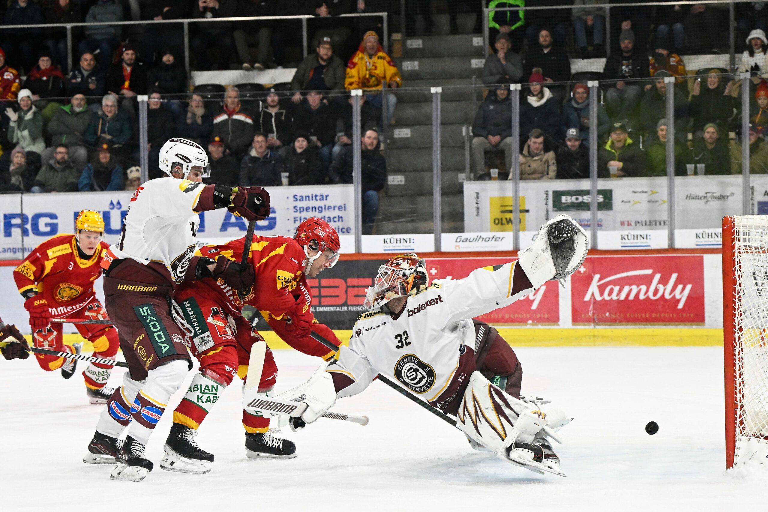 Genève-Servette, eğilme zoruyla Langnau’da ayrıldı