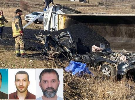 Son dakika… Ankara’da korkunç kaza: Zift yüklü kamyon, kamyonete çarptı: 3 ölü