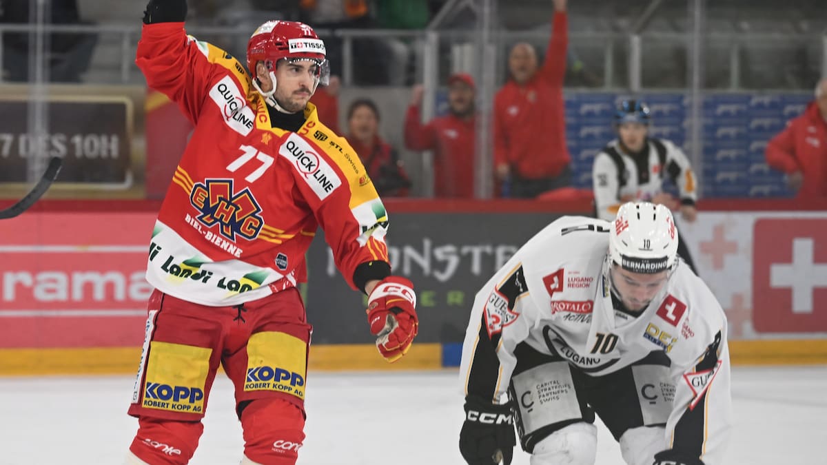 EHC Biel – HC Lugano 2:1: Peltonen, Biel’in galibiyet golünü gümüş tepside servis ediyor