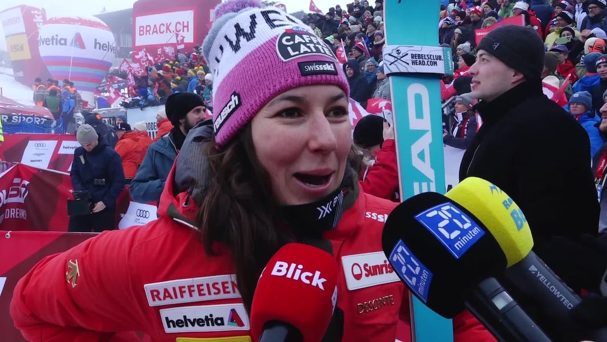 Adelboden’da baş sürücü olarak Holdener: “Fanların bitiş alanında nasıl çılgına döndüğünü görmek çok havalı”