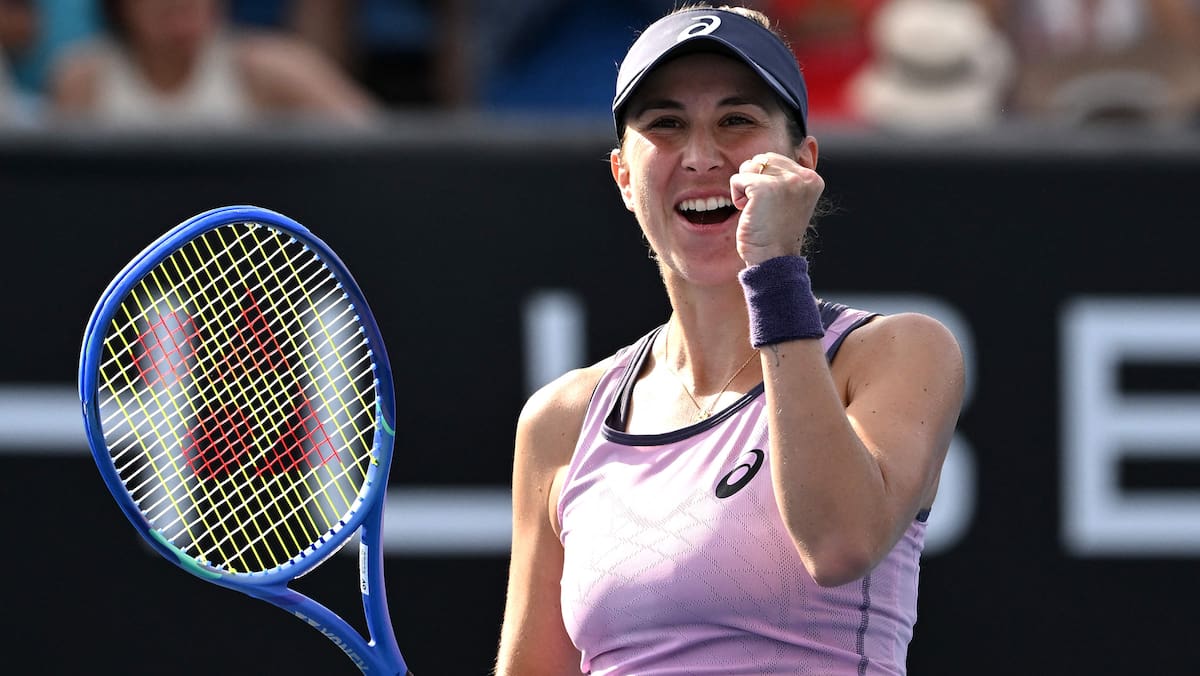 Grand Slam’in başarılı dönüşü: Belinda Bencic Avustralya Açık’ın ilk turunda birinci oldu