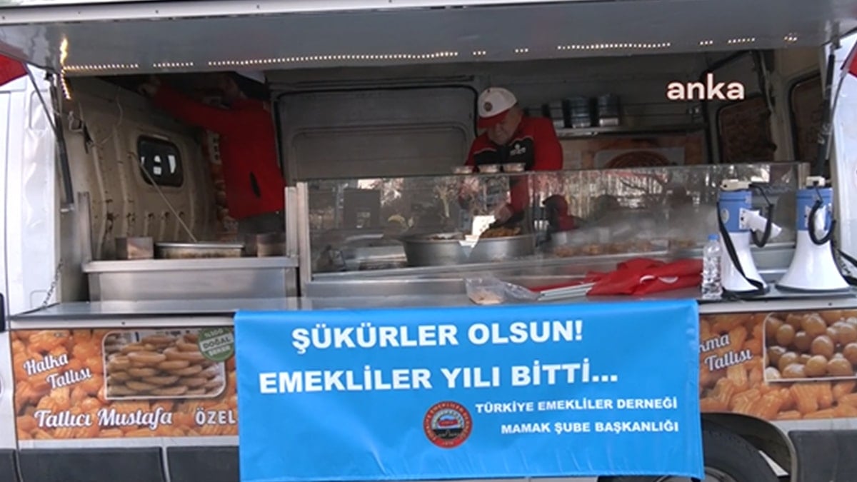 Emekliler, ‘Emekliler Yılı’nın bitmesini lokma döktürerek kutladı: 2025 yılı Milletvekili