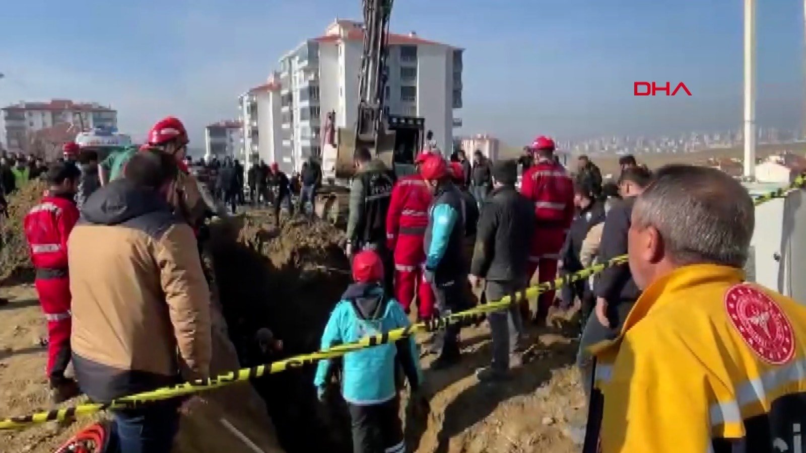 Ankara’da inşaatta göçük: 1 işçi öldü 1 işçi kayıp